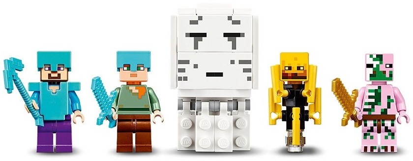 minecraft nether fortress lego set