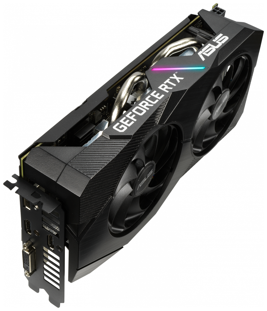 Видеокарта ASUS Dual GeForce RTX 2060 OC EVO 6GB (DUAL-RTX2060-O6G-EVO) |  онлайн-маркет электроники HAINET