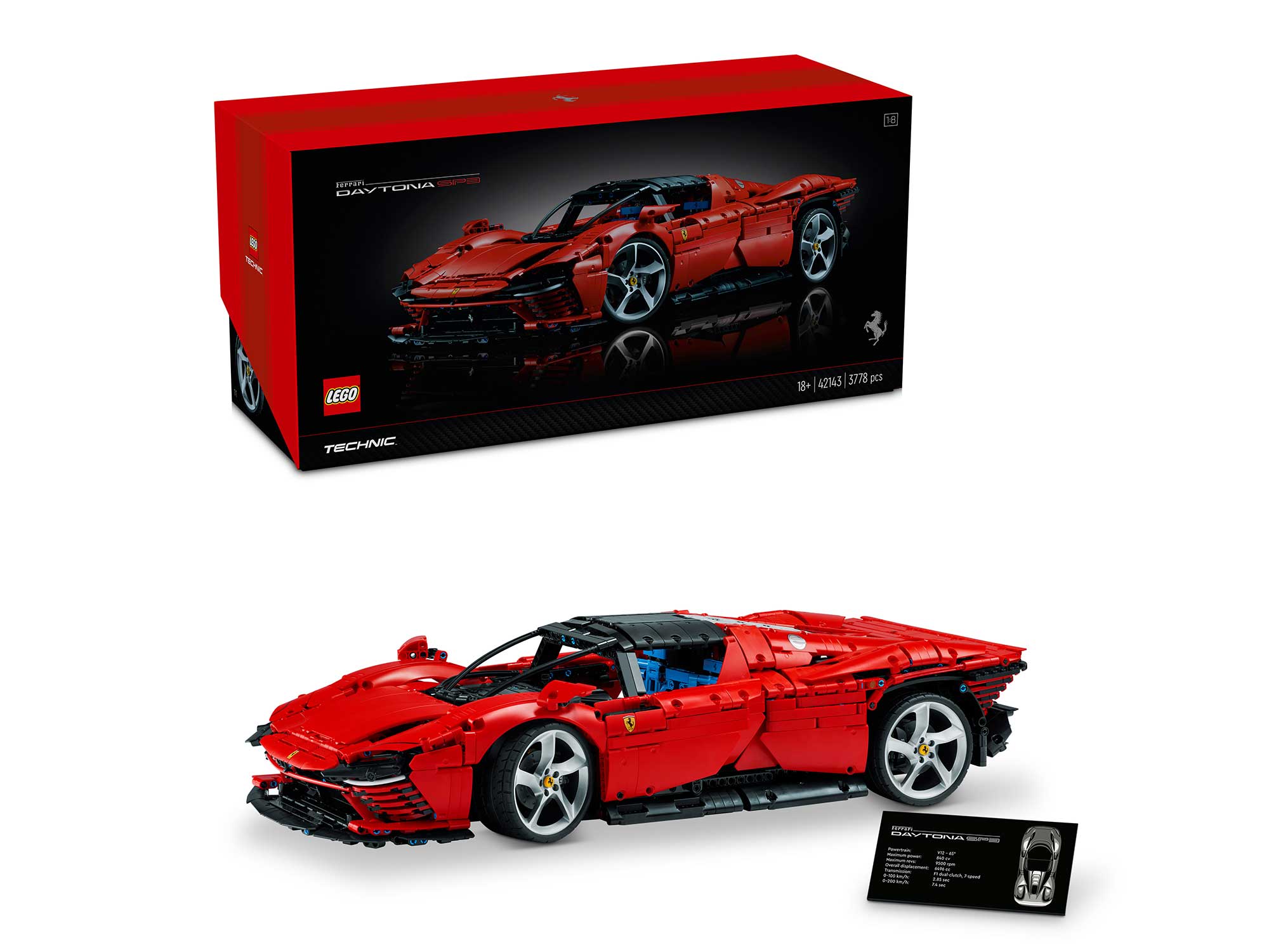 Конструктор Lego Technic 42143: Ferrari Daytona SP3 | онлайн-маркет  электроники HAINET