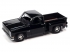 Auto World 1983 Chevrolet Silverado Stepside Lowered Gloss Black (коллекция 2023, серия Muscle Trucks, AWSP126A)