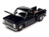 Auto World 1983 Chevrolet Silverado Stepside Lowered Gloss Black (коллекция 2023, серия Muscle Trucks, AWSP126A)