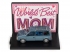 Auto World 1984 Dodge Caravan w/Base & Trading Card Silver/Blue (серия World's Best Diorama, AWAC017m)