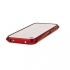 Бампер алюминиевый Deff CLEAVE 2 для iPhone 4/4s красный