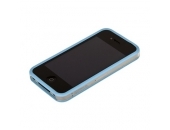 Бампер GRIFFIN для iPhone 4/4s голубой с прозрачной полосой