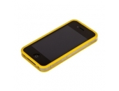 Бампер GRIFFIN для iPhone 4/4s желтый с прозрачной полосой