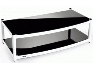 Atacama EQUINOX 2 Shelf Base Module AV White/Piano Black