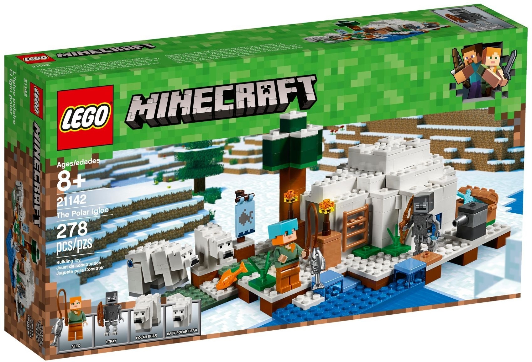 Konstruktor Lego Minecraft The Polar Igloo Onlajn Market Elektroniki Hainet