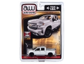 Auto World 2019 Chevrolet Silverado LTZ Z71 White (Limited Edition to 2496 Pieces Worldwide, AWCP7919)