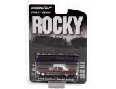 Greenlight 1973 Cadillac Sedan DeVille Burgundy with White Top «Rocky» (1976) Movie (Hollywood Series, Release 35)