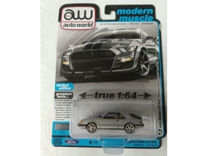 Изображение Auto World 1984 Ford Mustang SVO Gray (AW64051A)