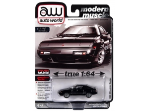 Изображение Auto World 1986 Mitsubishi Starion Black (Limited Edition to 2496 Pieces Worldwide, SCM129)