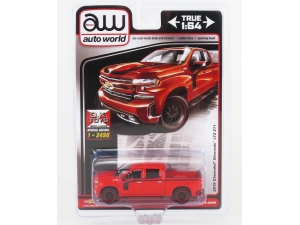 Изображение Auto World 2019 Chevrolet Silverado LTZ Z71 Red (Limited Edition to 2496 Pieces Worldwide, AWCP7918)